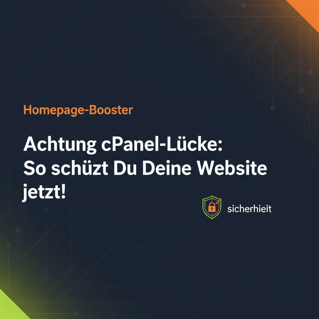 Achtung cPanel-Lücke: So schützt Du Deine Website jetzt!