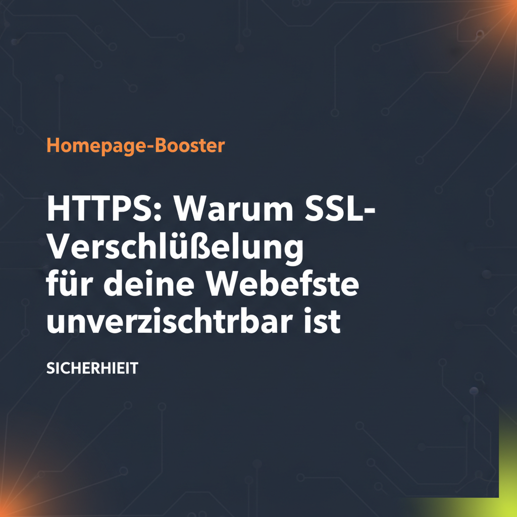 HTTPS: Warum SSL-Verschlüsselung für deine Webseite unverzichtbar ist